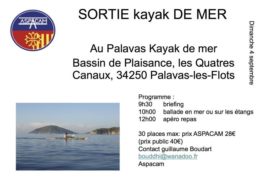 2016-09-04 SORTIE kayak DE MER